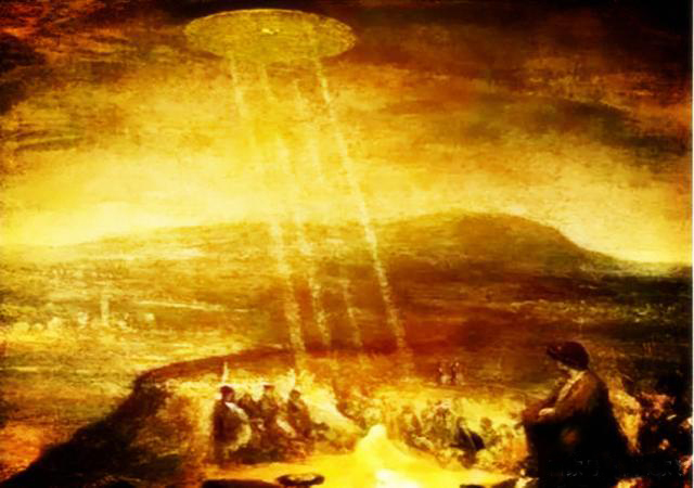 基督教画作中频现UFO，难道基督和上帝均为神级文明的化身？